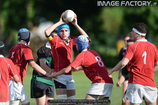 2015-05-09 Rugby Lyons Settimo Milanese U16-Rugby Varese 0738
